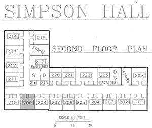 Simpson 2nd floor plan